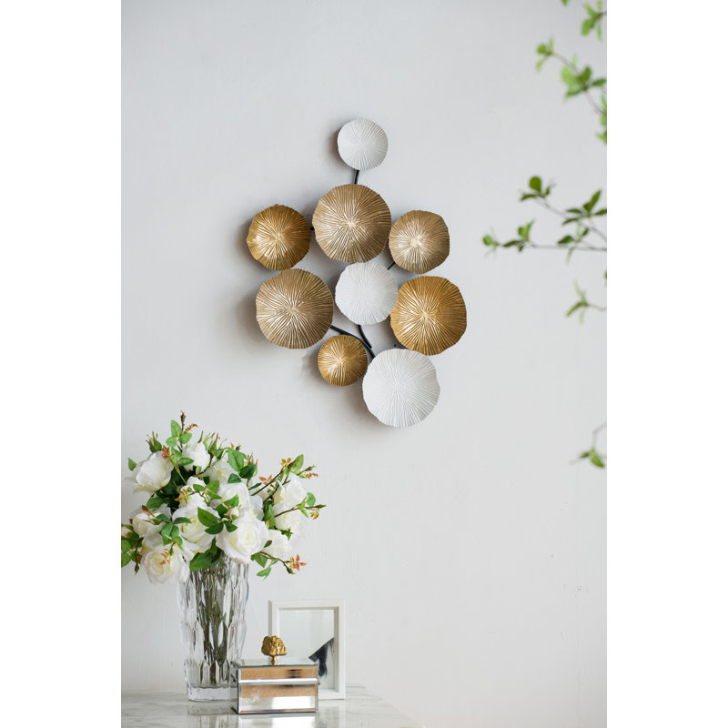 World Menagerie Multi Circles Metal Wall Décor Wayfair